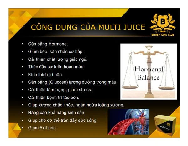 Multi Juice - Tế bào gốc, đẩy lùi mọi bệnh tật, giải pháp cho sức khỏe, sinh lý nam nữ - Hộp - Ảnh 8