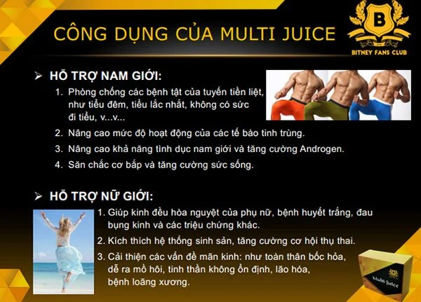 Multi Juice - Tế bào gốc, đẩy lùi mọi bệnh tật, giải pháp cho sức khỏe, sinh lý nam nữ - Hộp - Ảnh 7
